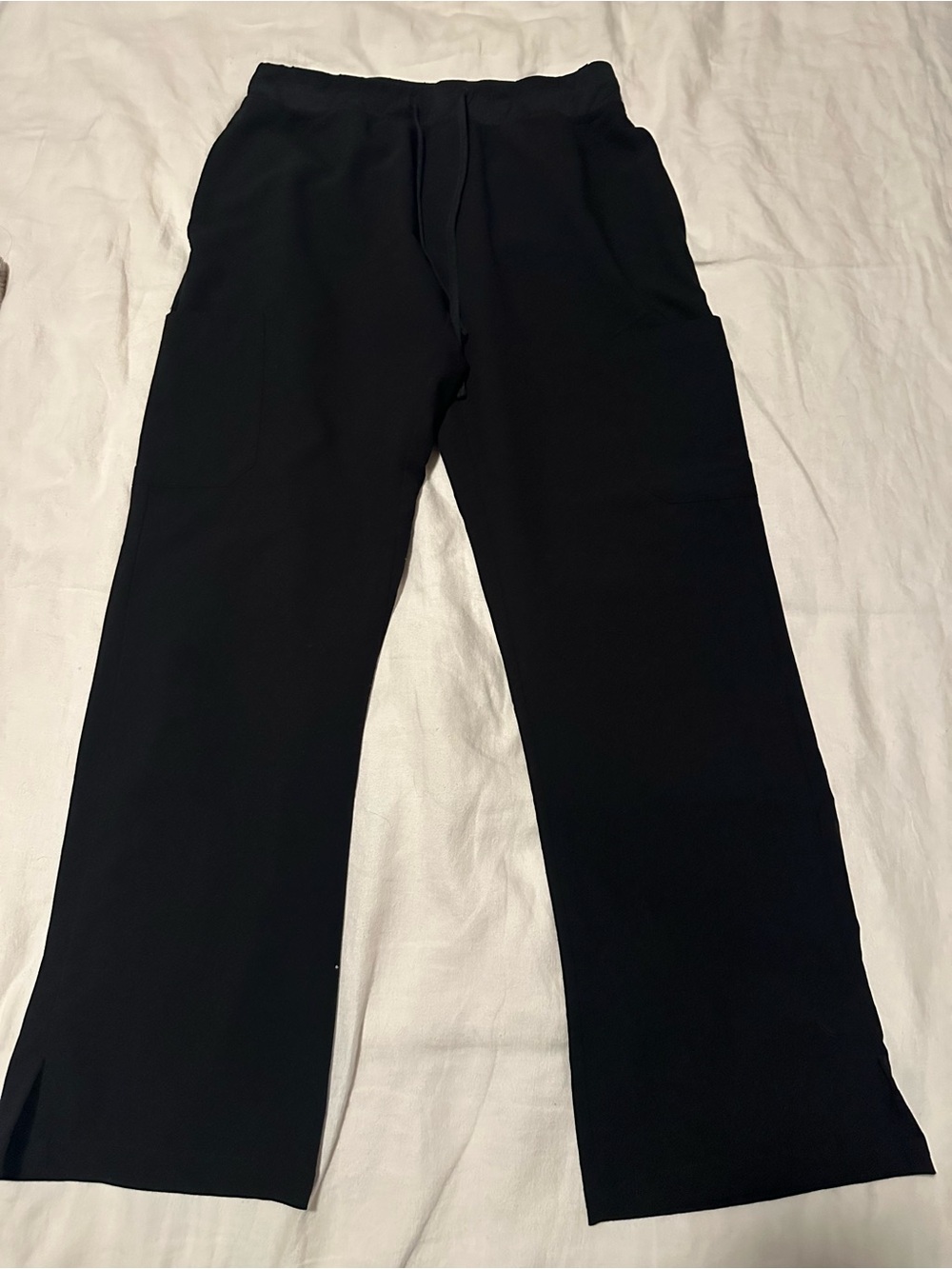Black scrub pants